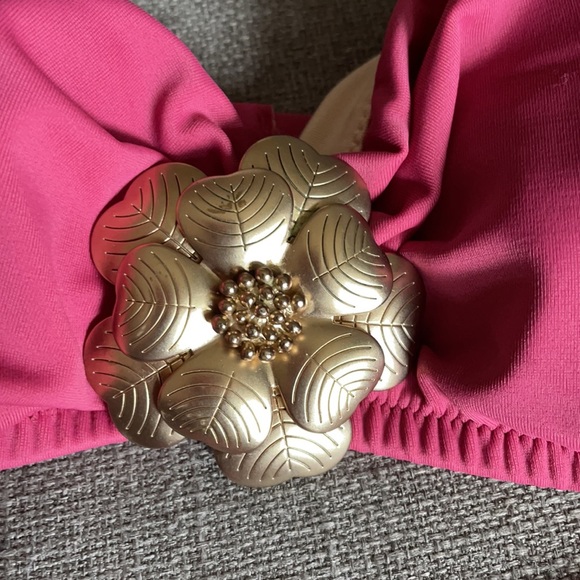Victoria Secret Mauve Bikini with Gold Flower - Picture 2 of 11